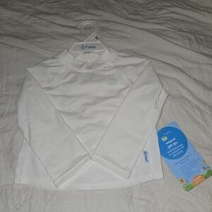 i play. White Kids Swim Rashguard, 24 Months